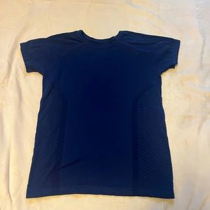 Athleta girl power up tee navy